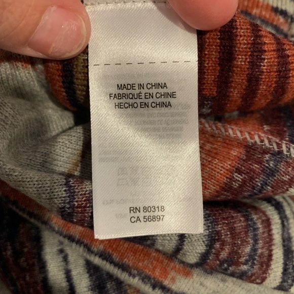 Lucky Brand Aztec Drape Cardigan Large NWT - Picture 6 of 8